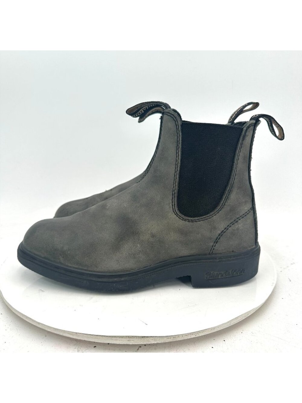 Blundstone Women Size 4.5 US 7.5 Black Leather Side Elastic Pull On Chelsea Boot